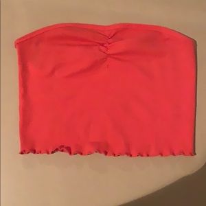 Ruffled tube top